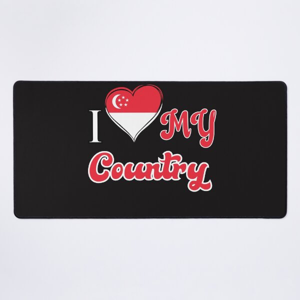 Item preview, "I ❤ Singapore" - Love for My Country Singapore - Singaporean Pride designed and sold by SaLaH-B-EdDiNe.