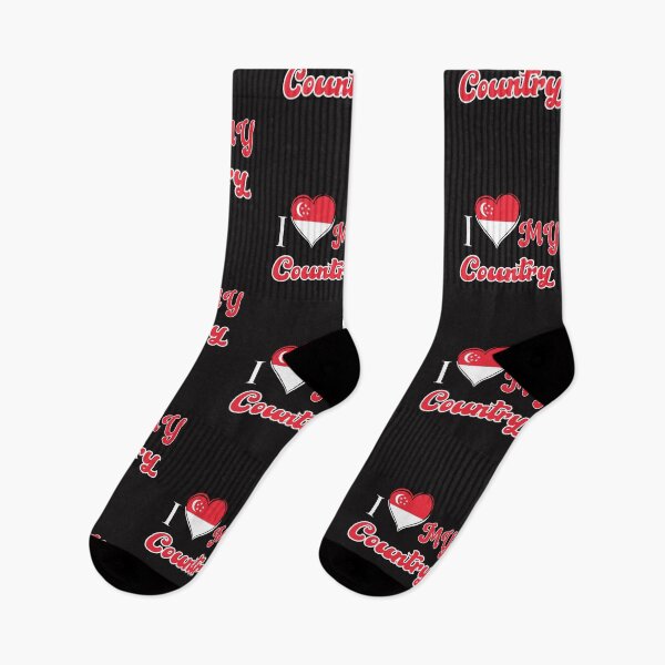 Item preview, "I ❤ Singapore" - Love for My Country Singapore - Singaporean Pride designed and sold by SaLaH-B-EdDiNe.