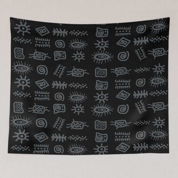 Item preview, Africain bogolan white designed and sold by Wolagno.
