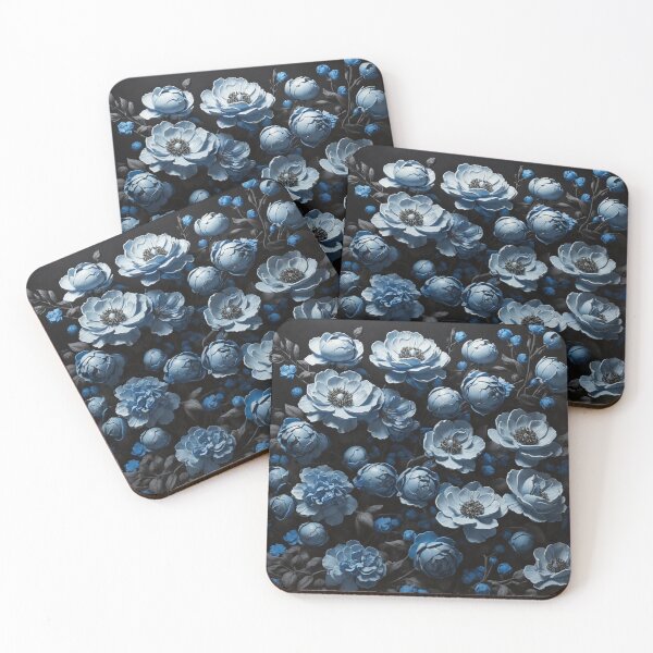 Item preview, Blue Noir Blossoms designed and sold by Sadia  Jannat.