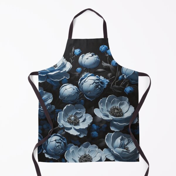Item preview, Blue Noir Blossoms designed and sold by Sadia Jannat.