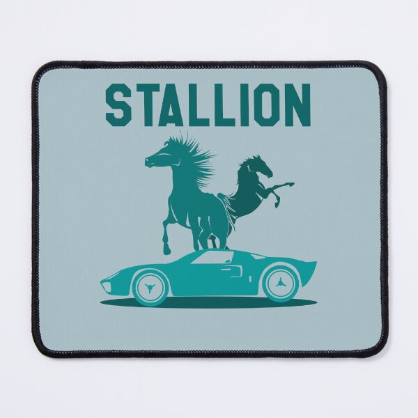 Item preview, Harmony in Contrast: Car and Stallions Encounter designed and sold by Stipper Store.
