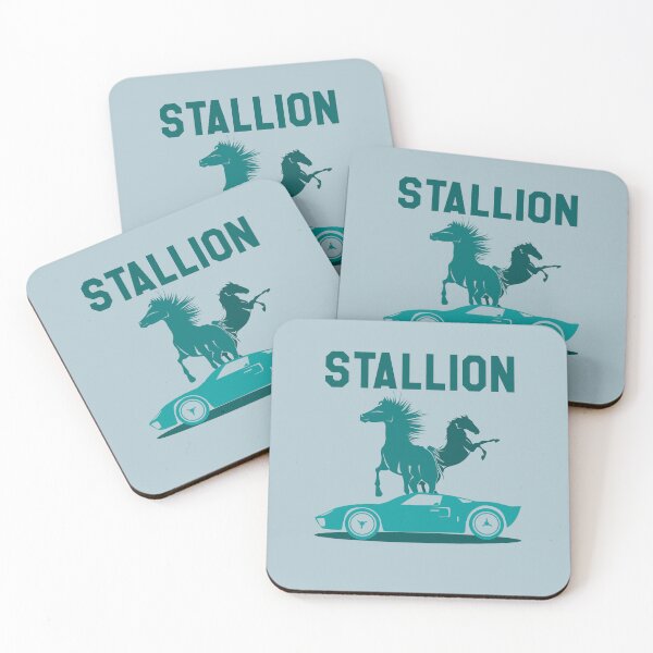 Item preview, Harmony in Contrast: Car and Stallions Encounter designed and sold by Stipper Store.