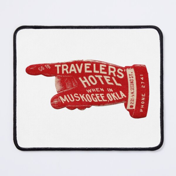 Item preview, travelers hotel muskogee oklahoma usa designed and sold by BashPIXIE.