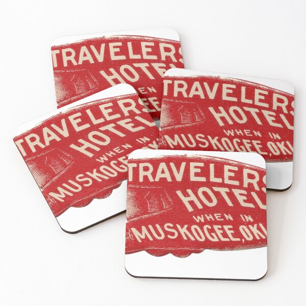 Item preview, travelers hotel muskogee oklahoma usa designed and sold by BashPIXIE.