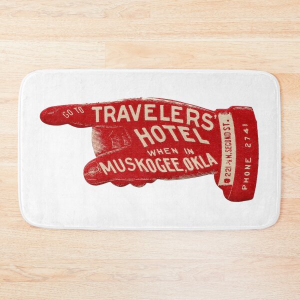 Item preview, travelers hotel muskogee oklahoma usa designed and sold by BashPIXIE.