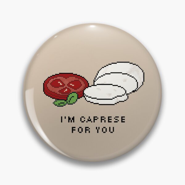 Item preview, caprese for you - pixel art! designed and sold by sourdough designs ૮ ˶ᵔ ᵕ ᵔ˶ ა.