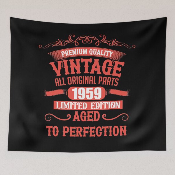 Item preview, Born in 1959 vintage retro classic birthday designed and sold by Alexaltay.