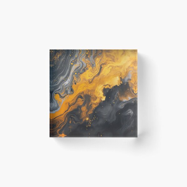 Item preview, Black and Golden Flow designed and sold by 74tdesign.
