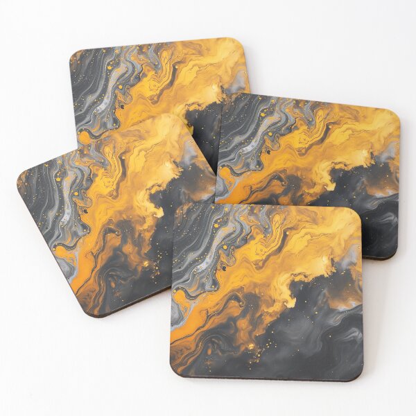 Item preview, Black and Golden Flow designed and sold by 74tdesign.