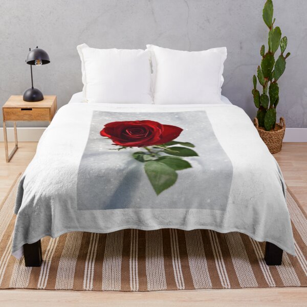 Item preview, Red rose on white snow designed and sold by Ideas-BYDESiGN.