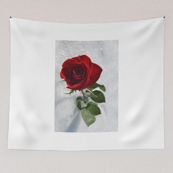 Item preview, Red rose on white snow designed and sold by Ideas-BYDESiGN.