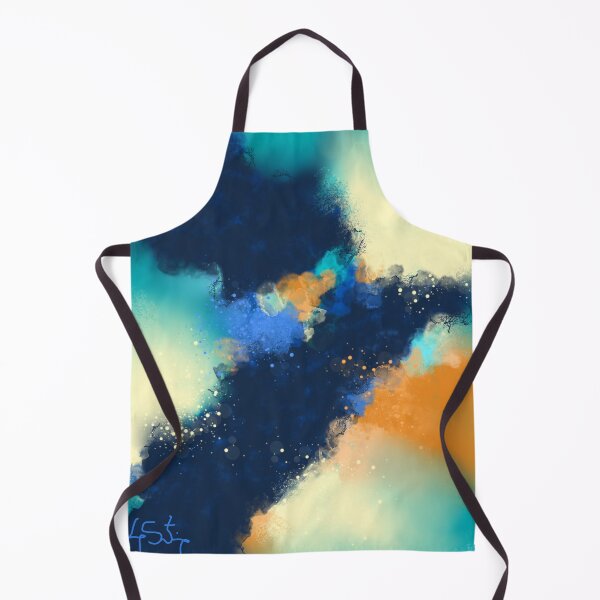 Item preview, Just A Dream - Blue Orange Turquoise Abstract designed and sold by Joey Santiago.