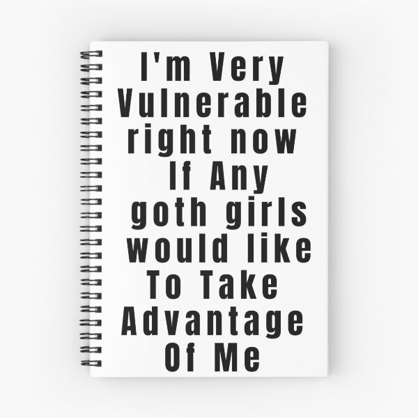 Item preview, Soy muy vulnerable en este momento - Cita divertida de humor de chicas góticas designed and sold by Micro-dose.