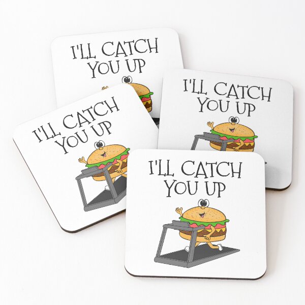 Item preview, Fast Food Burger Treadmill, I'll Catch You Up, Gym Funny designed and sold by doodlerob.
