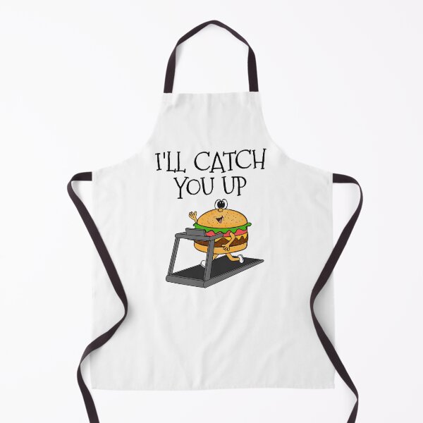Item preview, Fast Food Burger Treadmill, I'll Catch You Up, Gym Funny designed and sold by doodlerob.