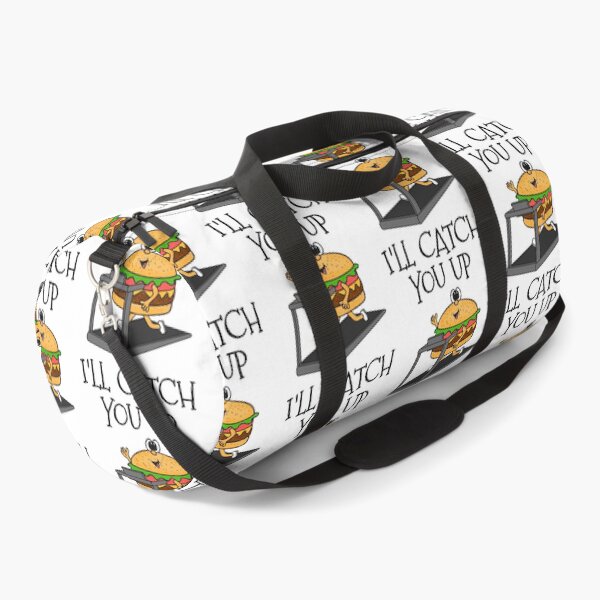 Item preview, Fast Food Burger Treadmill, I'll Catch You Up, Gym Funny designed and sold by doodlerob.