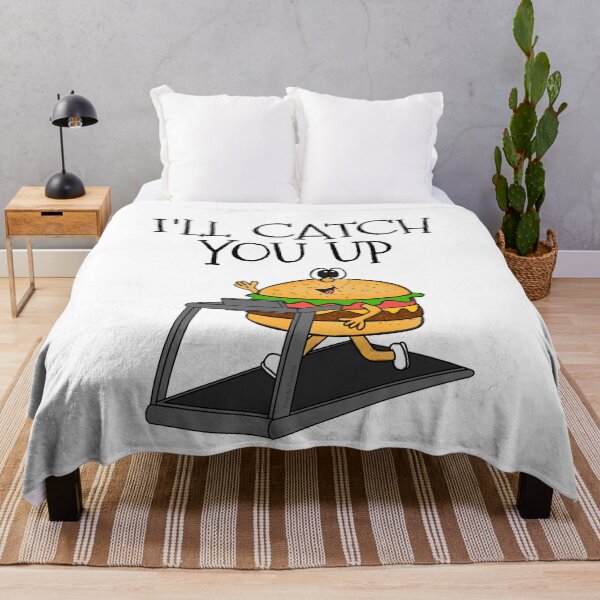 Item preview, Fast Food Burger Treadmill, I'll Catch You Up, Gym Funny designed and sold by doodlerob.