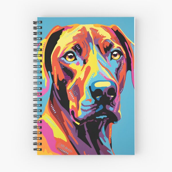 Item preview, Rhodesian ridgeback dog portraits drawing. animal colorful. Animal throw pillow.  designed and sold by formform.