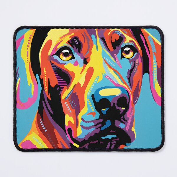 Item preview, Rhodesian ridgeback dog portraits drawing. animal colorful. Animal throw pillow. designed and sold by formform.
