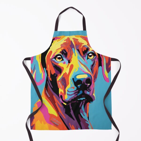 Item preview, Rhodesian ridgeback dog portraits drawing. animal colorful. Animal throw pillow.  designed and sold by formform.