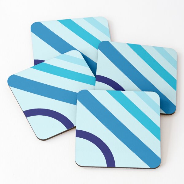 Item preview, Minimalist Shape Blue Design  designed and sold by PexelAlchemy.