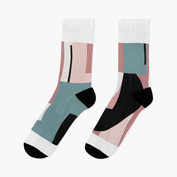 Item preview, Serenity in Geometric Pastels designed and sold by DeMuurdecoratie.