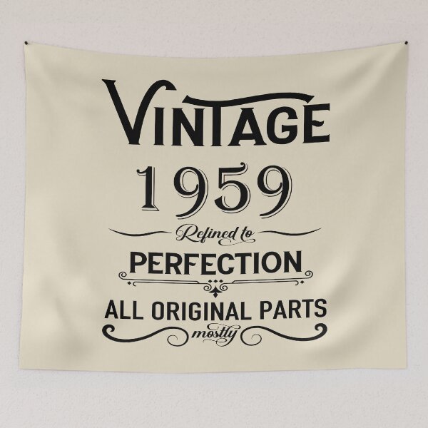 Item preview, Born in 1959 vintage retro classic birthday designed and sold by Alexaltay.