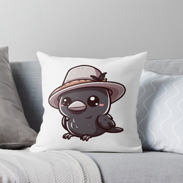 Item preview, Crow with Hat designed and sold by ArtfulWeave.