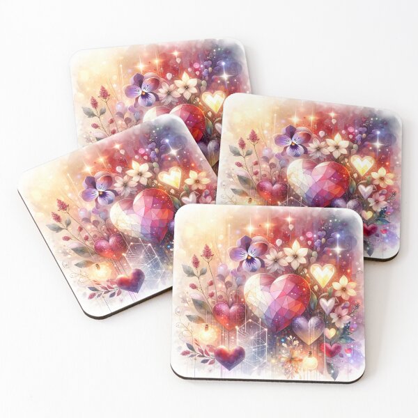 Item preview, Valentines Geometric Hearts designed and sold by Zenalia.