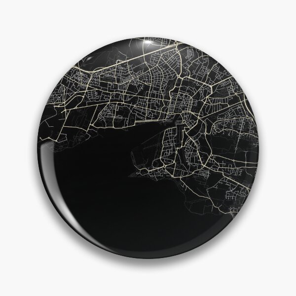 Item preview, Map of La Rochelle Black and white designed and sold by Jerhus.