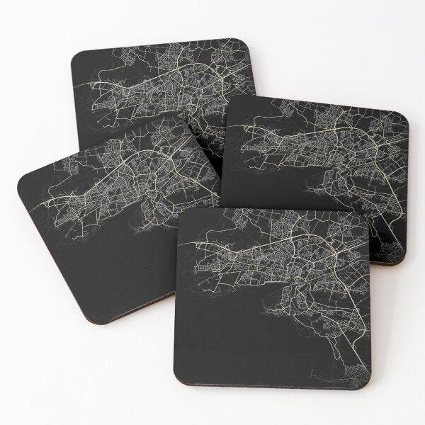 Item preview, Map of La Rochelle Black and white designed and sold by Jerhus.