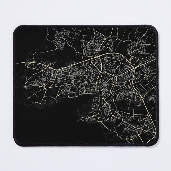 Item preview, Map of La Rochelle Black and white designed and sold by Jerhus.