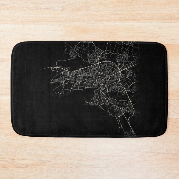 Item preview, Map of La Rochelle Black and white designed and sold by Jerhus.