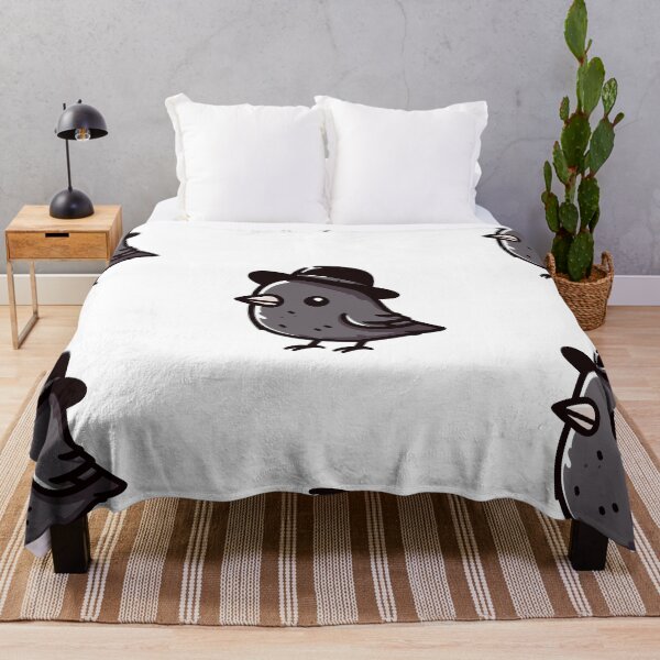 Item preview, Cool Crow in Hat designed and sold by ArtfulWeave.