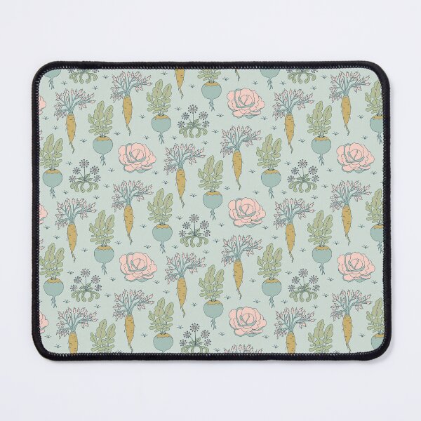Item preview, Cabbage and carrots on blue-grey designed and sold by colorofmagic.
