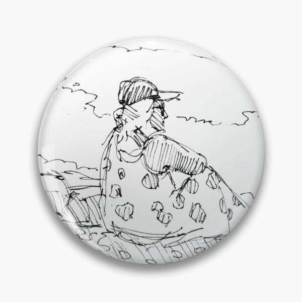 Item preview, A Couple Sitting On The Pebble Beach Drawing designed and sold by MikeJory.