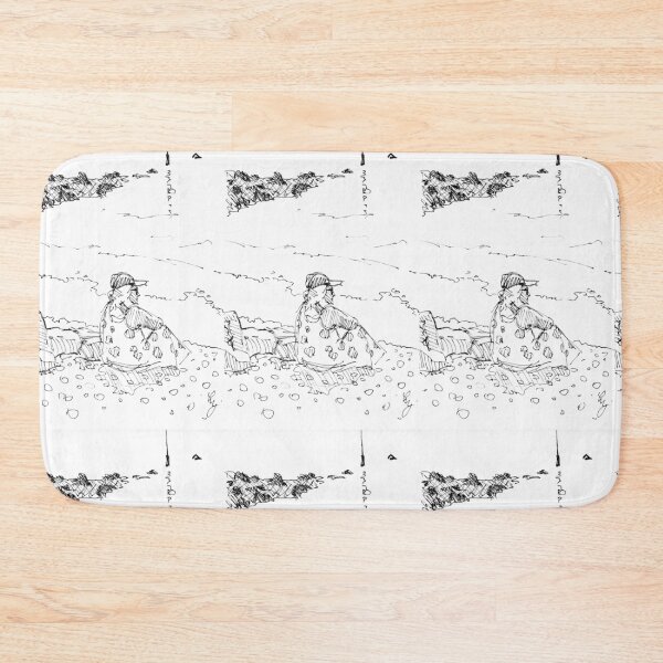 Item preview, A Couple Sitting On The Pebble Beach Drawing designed and sold by MikeJory.