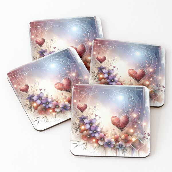 Item preview, Valentines Geometric Hearts designed and sold by Zenalia.