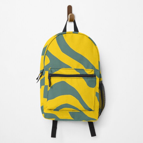Item preview, Abstract Wave Pattern Yellow and Green designed and sold by LinDraws.