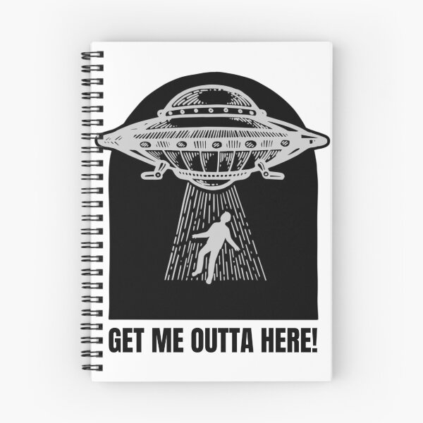 Item preview, Get Me Outta Here! Alien Abduction designed and sold by Hana Holmgren.