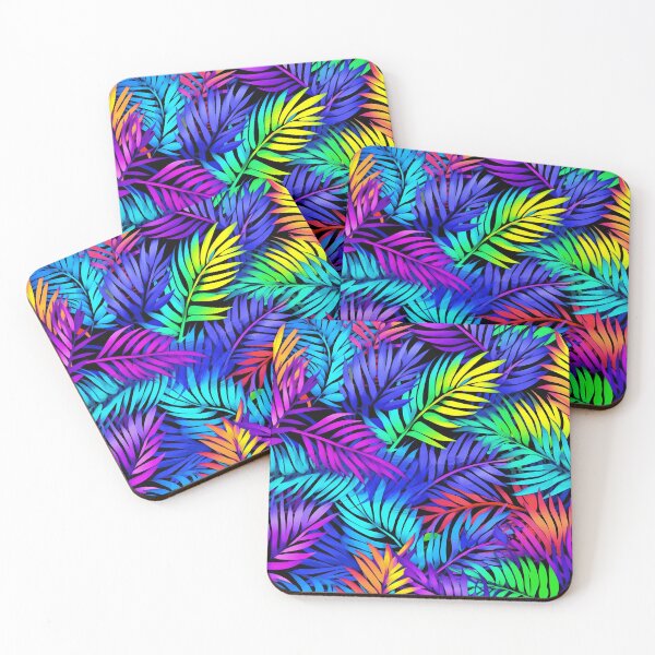 Item preview,  Colorful Palm Leaves Pattern designed and sold by TheTodayTribe.