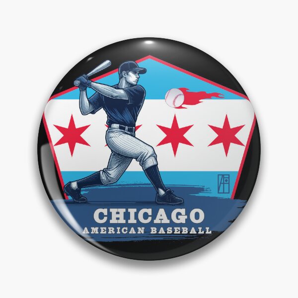 Artikelvorschau, USA – Amerikanischer BASEBALL – Chicago – Baseball – Chicagoer Baseball entworfen und verkauft von ArtProjectShop.