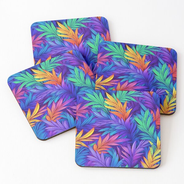 Item preview, Colorful Palm Leaves Pattern 002 designed and sold by TheTodayTribe.