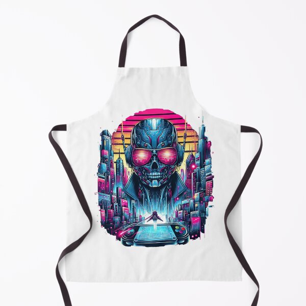 Item preview, cyberpunk style city designed and sold by DressDazzle.