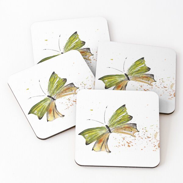 Item preview, Dynamic green butterfly designed and sold by UnColibriaParis.