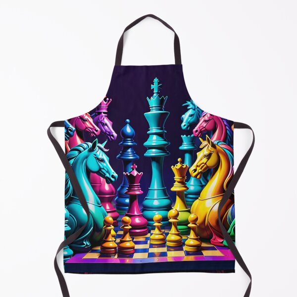 Item preview, Chess Pieces Colorful designed and sold by Planetporridge.