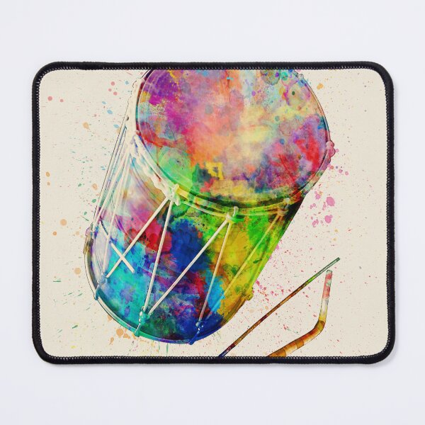 Item preview, Dhol Drum Abstract Watercolor designed and sold by ArtPrints.