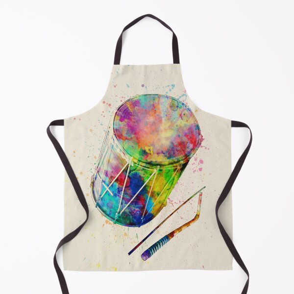 Item preview, Dhol Drum Abstract Watercolor designed and sold by ArtPrints.