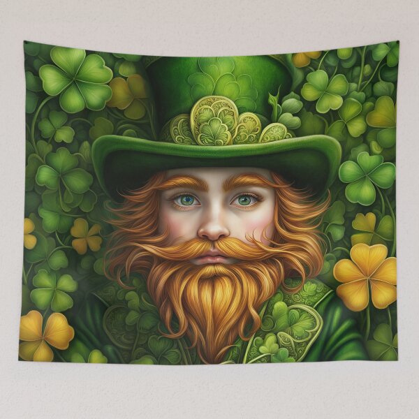 Item preview, St Patricks Day - Irishman Portrait designed and sold by Bright-Moonrise.